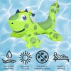 Pool Central Inflatable Spotted Dinosaur Ride-On Pool Float - 46.5" - Green - 4 of 4