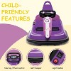 Bumper Car for Toddlers, 6V Electric Ride On Toys for Kids, 1.9 MPH Max Speed, Steering Wheel, 360 Degree Spin, 2-Speeds, Lights, Music & Horn - 4 of 4