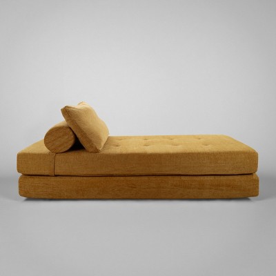 Art Leon Tufted Convertible Chaise Lounge Sofa