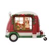 TopComfy Decorative Object Christmas Camper With Mr and Mrs Santa for Holiday Table Decor, Red, 11.3"*4.4"*8" - 4 of 4