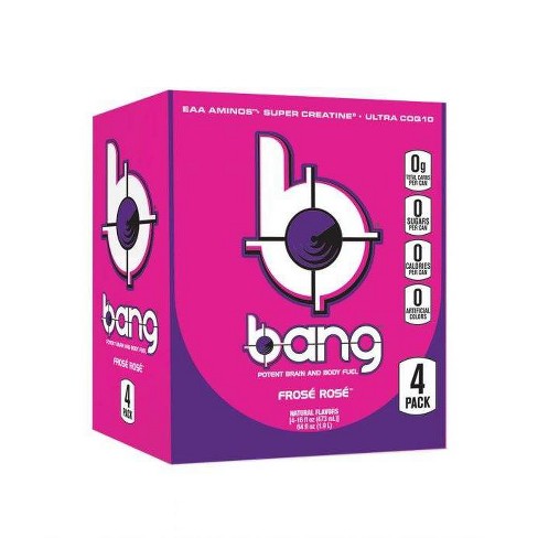 Bang Frose Rose Energy Drink - 4pk/16 Fl Oz Can : Target