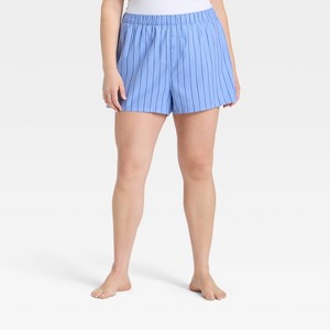 Women's Boxer Pajama Shorts - Wild Fable™ - 1 of 3