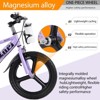 Kumasinova 16" Kids Bike,Adjustable Seat with Carbon Steel Frame,Magnesium Alloy Night Glow Training Wheels,Water Bottle,Bike for Girls Ages 3-9 - 3 of 4