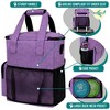 PetAmi Dog Travel Bag, Pet Supplies Accessories Organizer, Traveling Camping Weekend Essentials Kit, Food Container Collapsible Bowls - 4 of 4