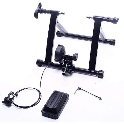 Sportneer BalanceFrom Bike Trainer Stand Steel Bicycle Exercise Magnetic Stand with Front Wheel Riser