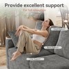 Dyonery Oversized Modular Sectional Sofa, Large L Shaped Sleeper Couch for Living Room, Convertible Modular Couch with Storage Ottoman - 3 of 4
