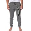 Jurassic World Mens' Movie Film Park Logo Sleep Jogger Pajama Pants Graphite - 2 of 3