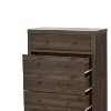 CAVINAS 5 Drawes Dresser Toolless Assembly Chests of Drawers Closet Organizers and Storage Tall Dresser for Bedroom, Living Room - 3 of 4