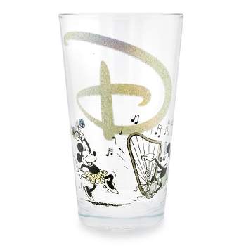 Pooh And Friends 16 Oz Frosted Libbey Glass Can Cup Cute Glassware