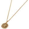 Dicksons St Michael medal Round Gold Plated 24 Inch Men's Necklace in Jewelry Box - 3 of 4