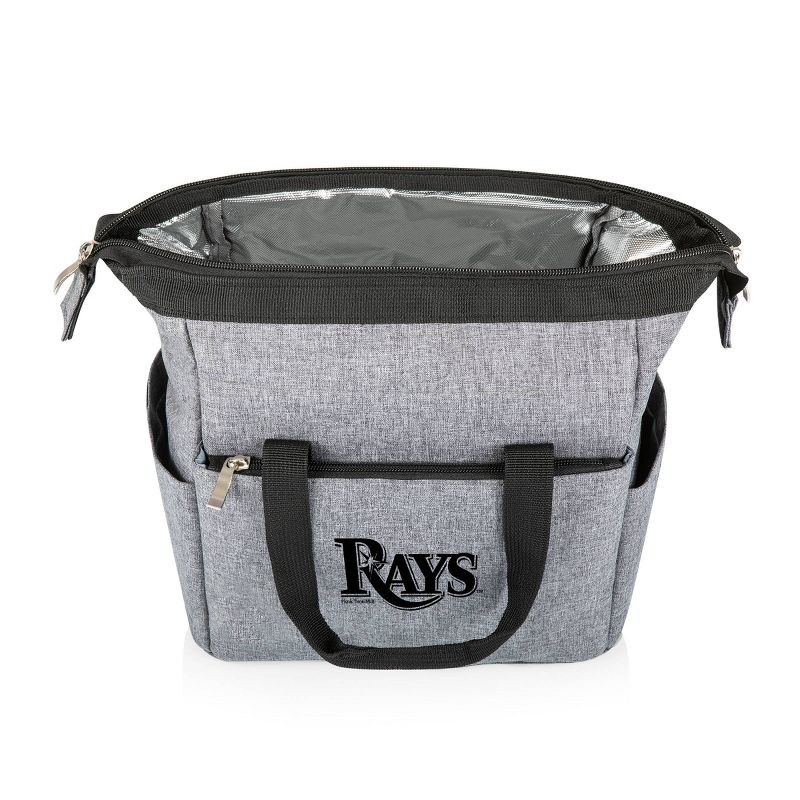 MLB Tampa Bay Rays On The Go Soft Lunch Bag Cooler - Heathered Gray, 2 of 6