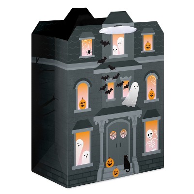 Large Halloween Gift Bag Haunted House
