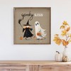 Kendrick Home Spooky Season Witch and Ghost Brown Wall Art - 3 of 4