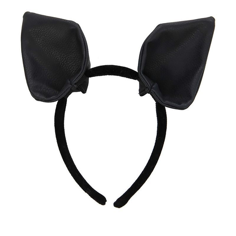 HalloweenCostumes.com    Bat Ears Headband, Black, 3 of 4