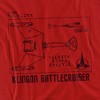 Star Trekd7 Diagram Adult T-Shirt Red - 2 of 4