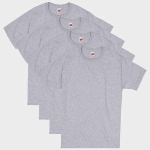 Hanes Essentials Men's Cotton T-Shirt, Value 4-Pack - 1 of 4