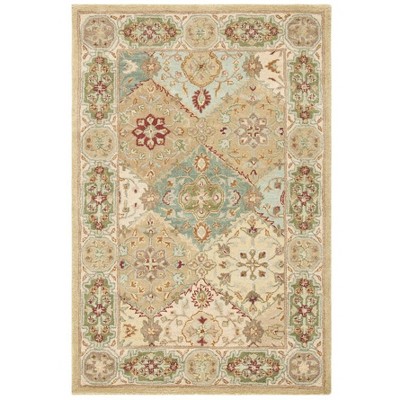 Heritage HG512 Handmade Area Rug - 4'x6' - Multi/Ivory - Safavieh