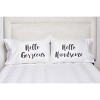 C&F Home 20" x 30" Hello Gorgeous/Handsome Pillowcase - 2 of 3