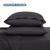 4 Piece Bed Sheet Set with Envelope Pillowcases - Ultra Soft - Bare Home - 3 of 4