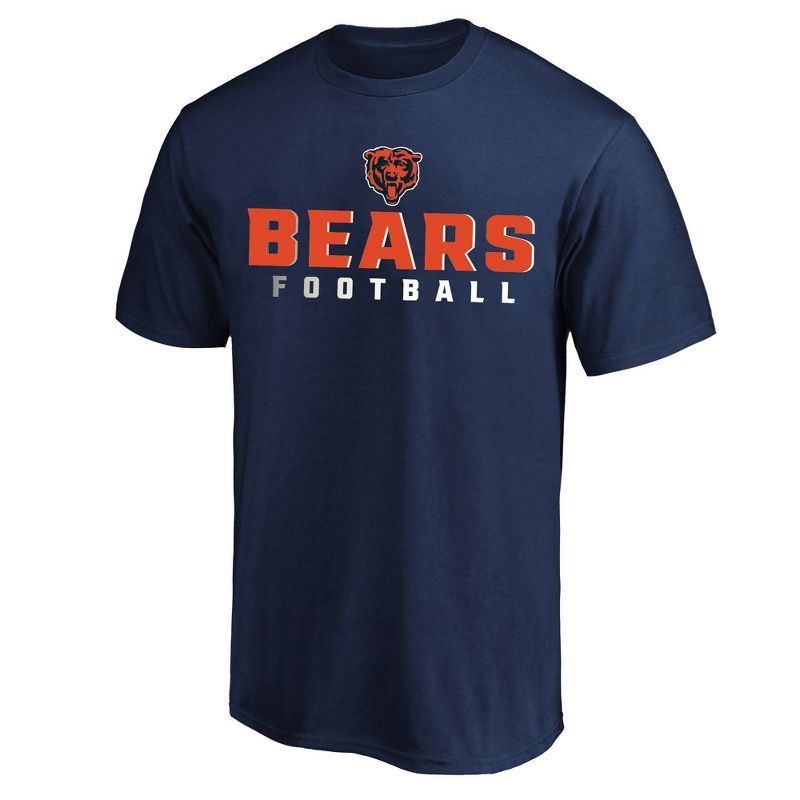 NFL Chicago Bears Men's Big & Tall Short Sleeve Cotton T-Shirt, 1 of 4