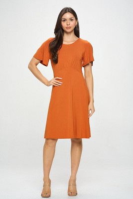 WEST K Women's Elli Short Flutter Sleeve High-Waist Mini Dress