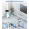 Kismile Portable Air Conditioner 10000 ASHRAE BTU/6000 BTU DOE 115-Volt Vented Medium Room Portable AC Remote Included - 3 of 4