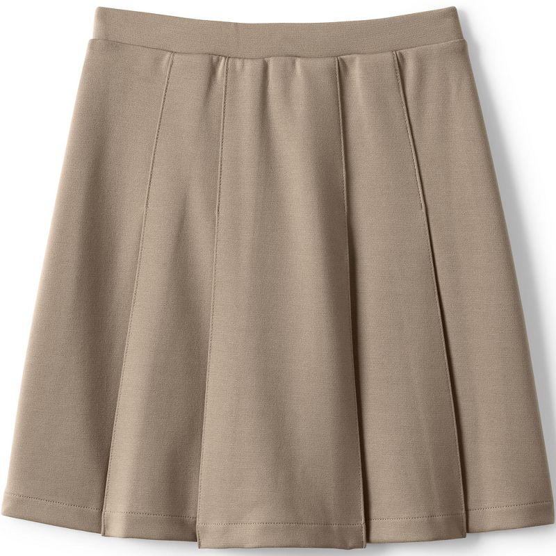Lands' End Lands' End School Uniform Kids Ponte Pleat Skirt, 2 of 6