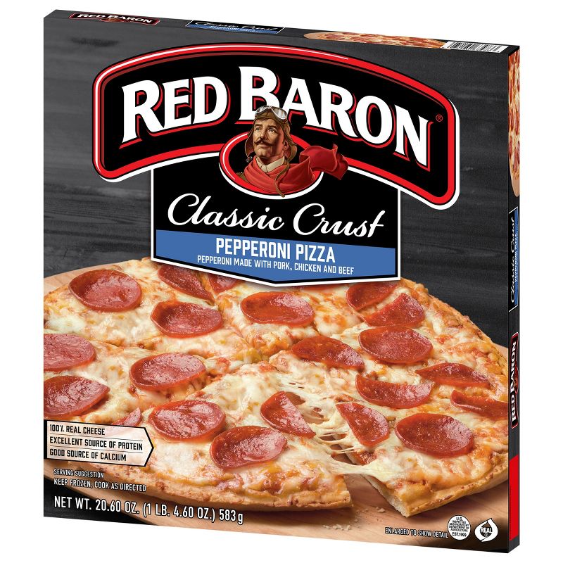 Red Baron Frozen Pizza Classic Crust Pepperoni - 20.6oz, 3 of 10
