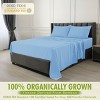 4 Piece Viscose from Bamboo Cooling sheets Ultra Soft 100% Organic Deep Pocket Luxury Bed Sheets with Pillowcases - Lux Decor Collection - 2 of 4