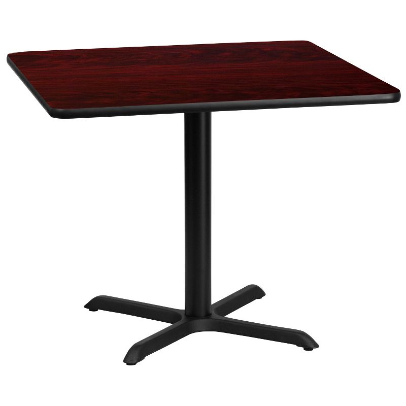 Flash Furniture 36'' Square Laminate Table Top with 30'' x 30'' Table Height Base, 1 of 3