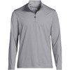 Lands' End Unisex Rapid Dry Quarter Zip Pullover - 2 of 4