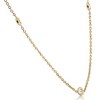 Pompeii3 1/4ct Diamonds By The Yard 18" 14K Yellow Gold Women's Necklace - 2 of 3