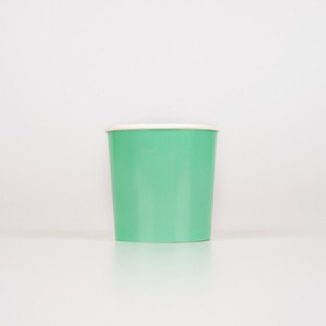 Meri Meri Emerald Green Tumbler Cups (Pack of 8) - 1 of 4