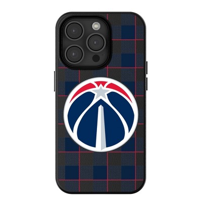 Keyscaper Washington Wizards Plaid MagSafe Compatible Cell Phone Case for iPhone 14 Pro