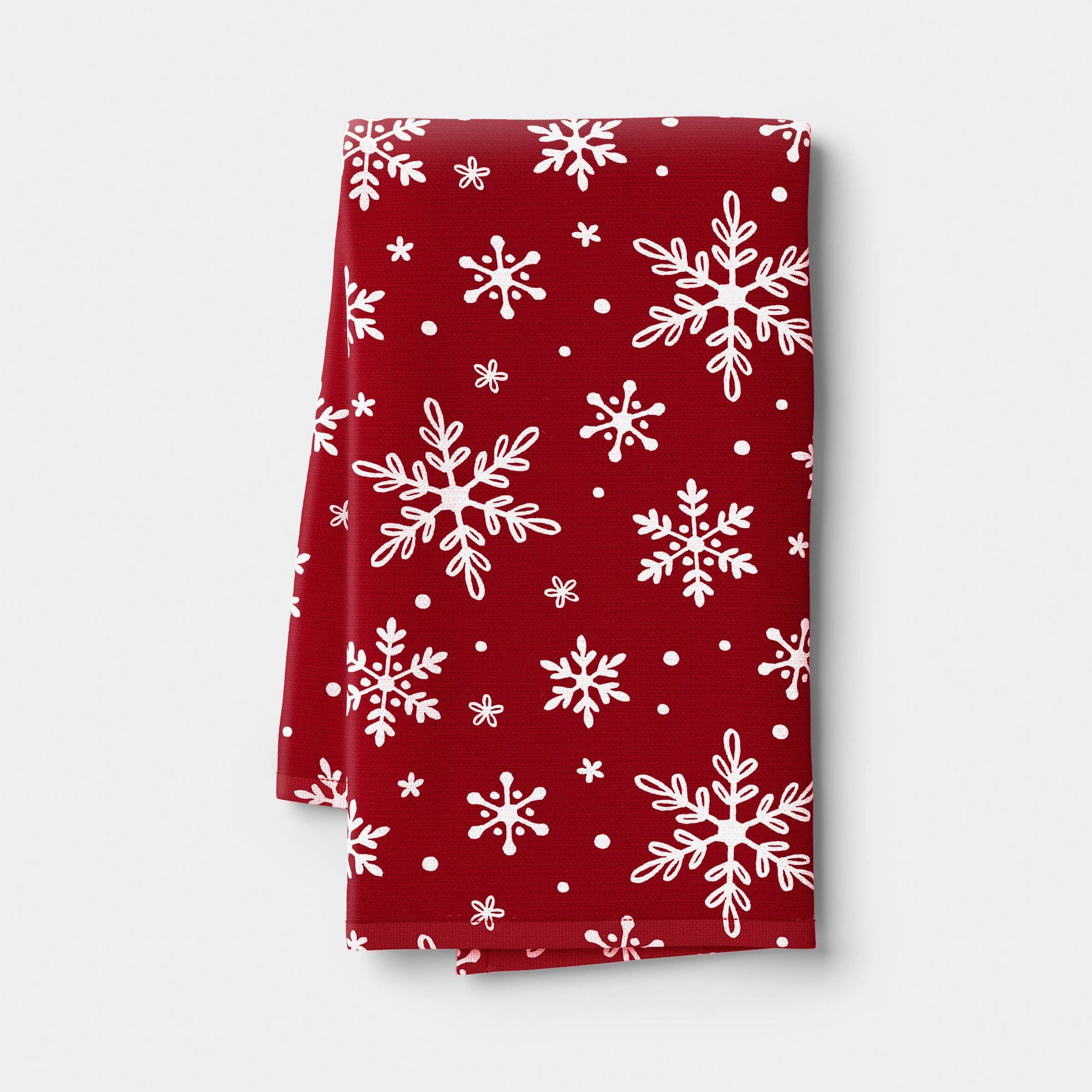 Christmas Snowflake Cotton Kitchen Towel - Wondershop™