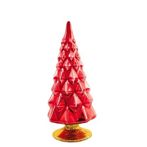 Craftoutlet.Com 4.75 In Colored Medium Hue Glass Tree Decorative Holiday Decor Tree Sculptures - 1 of 3