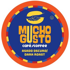 Mucho Gusto Dark Roast Coffee Flavored Pods,Compatible Keurig 2.0 Brewers,40 Ct - 1 of 4