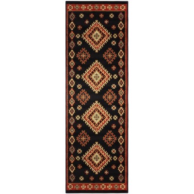 Diamond Geometric Modern Floral Bohemian Rustic Plush and Durable Power-Loomed Indoor Area Rug by Blue Nile Mills