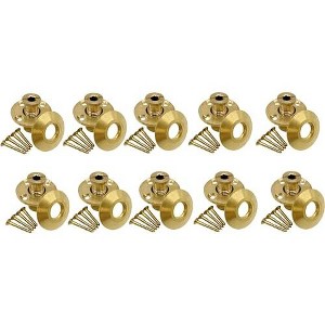 Poolzilla Wood Deck Brass Anchor with Collar for Safety Cover - Universal Fit - 1 of 4