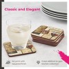 Pimpernel French Cellar Coasters - Set of 6 Cork-Backed Drink Coasters Featuring Rustic Winery Labels with European Vineyard Charm - 3 of 4