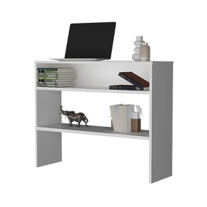 SEVOBAL Console Tables Contemporary Open Storage Efficient Storage Solution Perfect for Decor Items for Rooms, White, 11.8"*39.3"*31.5" - 1 of 4