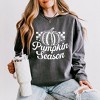Simply Sage Market Women's Lightweight Garment Dyed Graphic Sweatshirt Checkered Pumpkin Season Cursive - 2 of 4