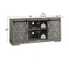 Farmhouse TV Stand for 65 inch TV, Entertainment Center with Sliding Barn Doors and Storage Cabinets for Living Room - 3 of 4