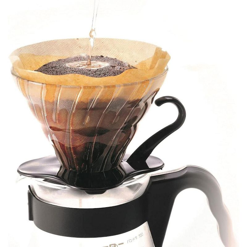 Hario V60 Glass Coffee Dripper, Size 02, Black, 2 of 9