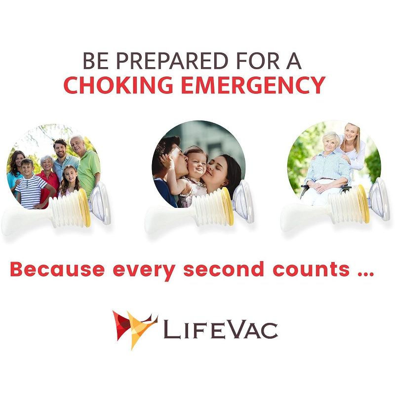 LifeVac Choking Rescue Device Travel Kit for Kids and Adults | Portable First Aid Airway Assist Device, 6 of 10