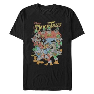 Men's DuckTales Distressed Group Shot T-Shirt - 1 of 4