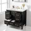 Mshliw 36'' Bathroom Vanity with Resin Sink, Solid Wood Frame Freestanding Cabinet with 5 Drawers, Soft Close Door, and Ample Storage Space - 3 of 4