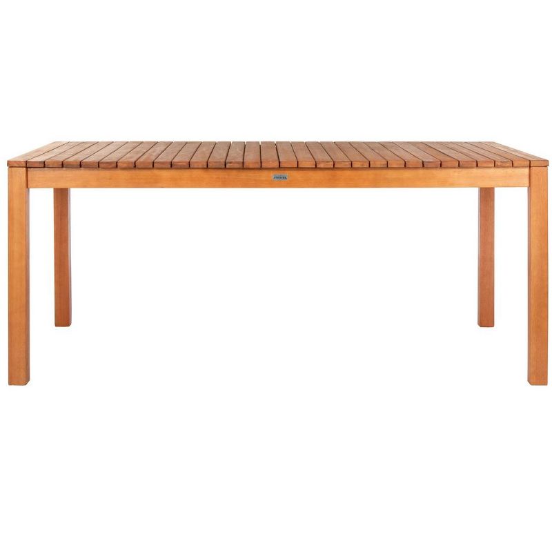 Marson Expandable Outdoor Dining Table - Natural - Safavieh, 1 of 10