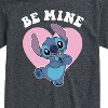 Men's - Lilo and Stitch - Be Mine Short Sleeve Graphic T-Shirt - 2 of 4