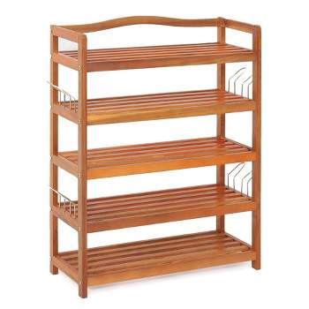Buy Wholesale China Wholesale Customize Bamboo Shoe Rack 5-tier Shoe  Storage Organizer For Entryway Bedroom Living Room Black Bamboo 4-tier Shoe  & Sturdy Shoe Shelf 5-tier Sturdy Shoe Organizer at USD 8.89